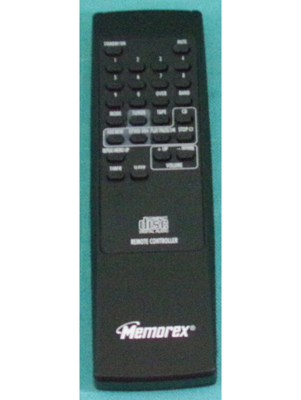 MEMOREX Compact Disc CD Digital Audio Remote Controller SUM-3 IECR6 Tested Works